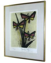 Bernard Buffet La Pensee ( The Thought ) Framed Lithograph Print