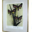 Bernard Buffet La Pensee ( The Thought ) Framed Lithograph Print
