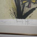 Bernard Buffet La Pensee ( The Thought ) Framed Lithograph Print