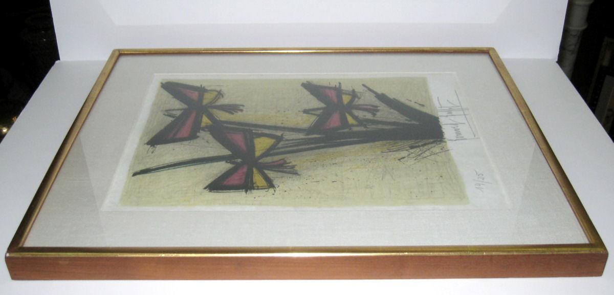 Bernard Buffet La Pensee ( The Thought ) Framed Lithograph Print