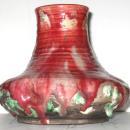 Awaji Japanese Ceramic Pot Vase with Stalacite Glaze c1930