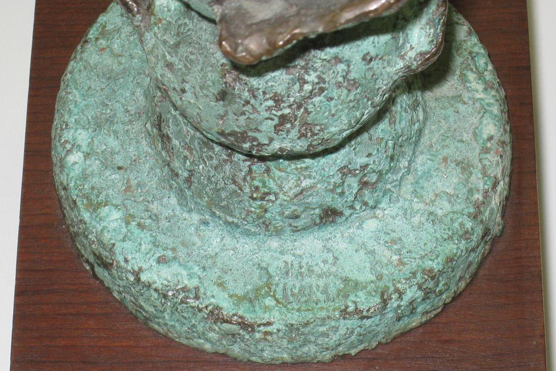 John Begg American Mid-Century Modern Primitive Bronze Sculpture