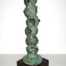 John Begg American Mid-Century Modern Primitive Bronze Sculpture
