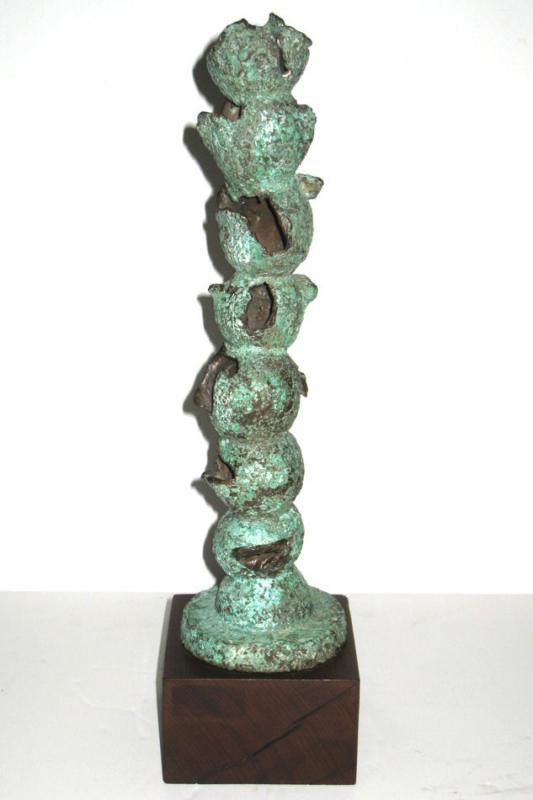 John Begg American Mid-Century Modern Primitive Bronze Sculpture