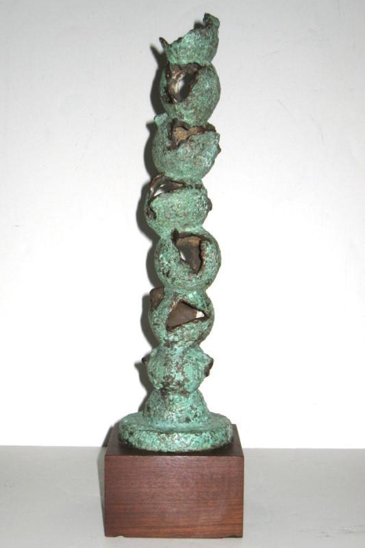 John Begg American Mid-Century Modern Primitive Bronze Sculpture