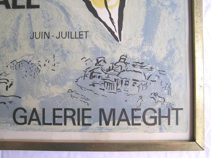 Marc Chagall Galerie Maeght Paris Poster from 1964
