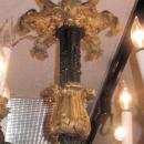 Antique Gilt and Patinated Bronze Empire Style Chandelier