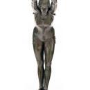 Bronze Statue of Female Diving Swimmer Bather After La Tuffolina by Odoardo Tabacchi
