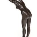Bronze Statue of Female Diving Swimmer Bather After La Tuffolina by Odoardo Tabacchi