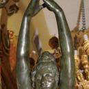 Bronze Statue of Female Diving Swimmer Bather After La Tuffolina by Odoardo Tabacchi