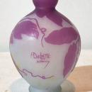 Andre Delatte Nancy French Violet Cameo Glass Vase