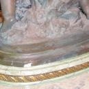 Neoclassical Allegorical Patinated Gesso Cherubs Group Sculpture