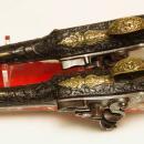 Pair Antique Indo-Persian or Turkish Ottoman Jewelled Pistols