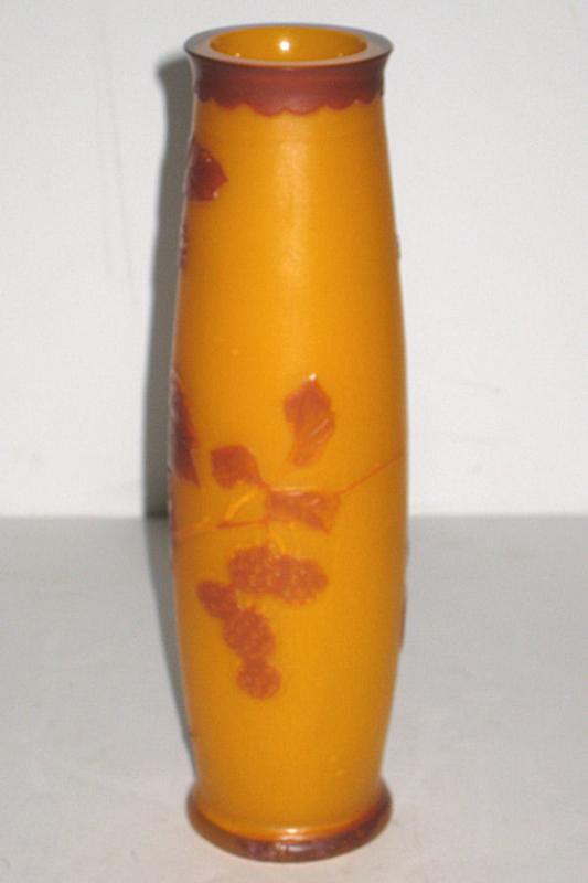 Antique Harrach Bohemian Czech Cameo Glass Vase