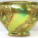 Zsolnay Hungarian Art Nouveau Lustre Glaze Centerpiece Bowl