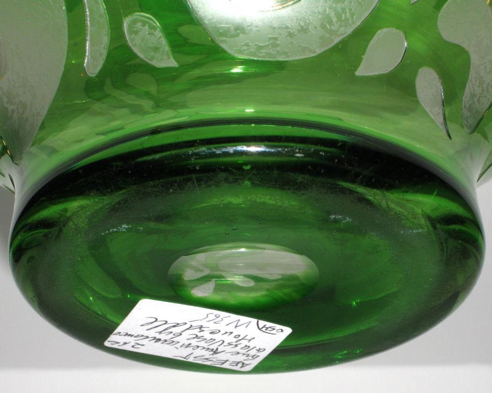 Honesdale American Art Nouveau / Art Deco Cameo Glass Vase