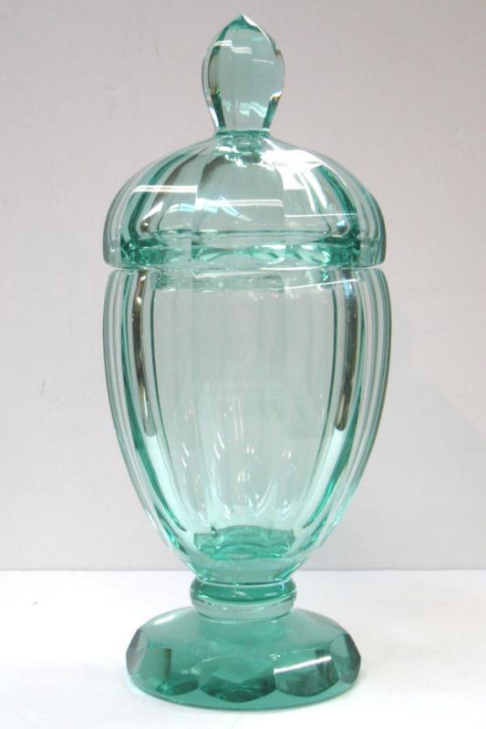 Josef Hoffmann Wiener Werkstatte Glass Urn Vase for Moser