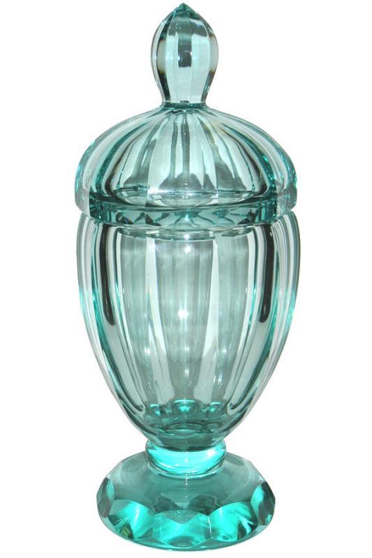 Josef Hoffmann Wiener Werkstatte Glass Urn Vase for Moser
