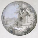 Antique Austrian Enamel Round Jewelry Dresser Box Jar