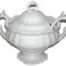 Antique Petrus Regout & Co Creamware Tureen