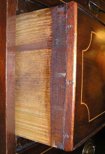 Antique American Chippendale Federal Mahogany Chest