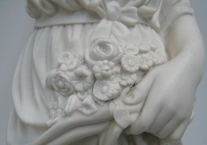 Antique English Copeland Parian Bisque Sculpture Entitled Sunshine by William Brodie