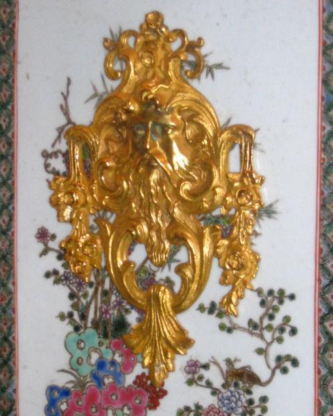 Pair Chinese Famille Verte Porcelain Table Lamps