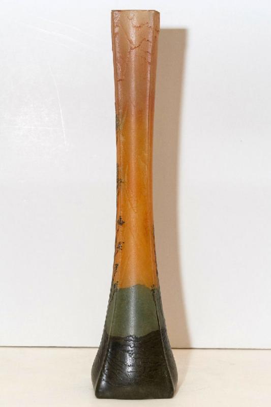 Legras Antique French Cameo Glass Vase