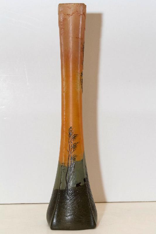 Legras Antique French Cameo Glass Vase