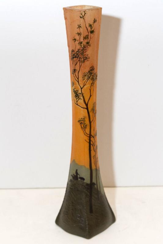 Legras Antique French Cameo Glass Vase
