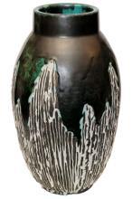 French Art Deco Period Ceramic Vase by Felix Gete for Ceramique d'Art d Bordeaux (CAB)