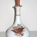 Antique Roman Greek Revival English Bristol Milk Glass Perfume Bottle Decanter