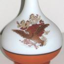 Antique Roman Greek Revival English Bristol Milk Glass Perfume Bottle Decanter