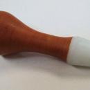 Antique Roman Greek Revival English Bristol Milk Glass Perfume Bottle Decanter