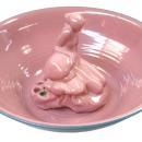 Rookwood Art Deco Period Maiden Figurine with Frog & Matching Bowl (1922)