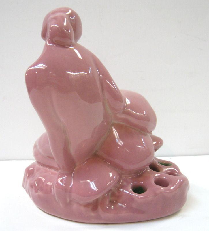 Rookwood Art Deco Period Maiden Figurine with Frog & Matching Bowl (1922)