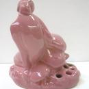 Rookwood Art Deco Period Maiden Figurine with Frog & Matching Bowl (1922)