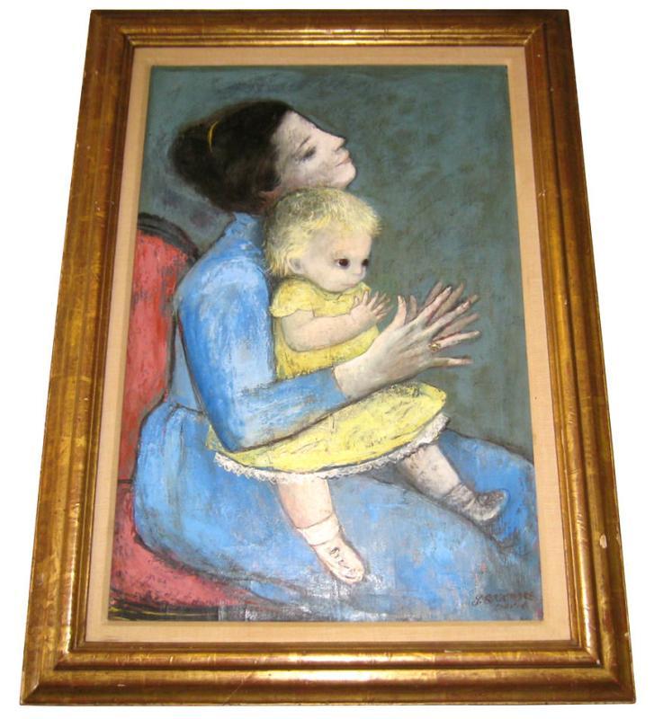 Gladys Rockmore Davis Mother & Child Portrait