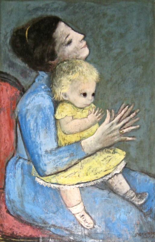 Gladys Rockmore Davis Mother & Child Portrait