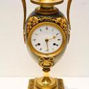 Antique French Empire Period Ormolu Bronze Striking Mantel Clock