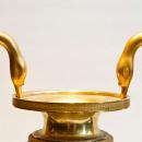 Antique French Empire Period Ormolu Bronze Striking Mantel Clock