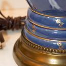 Pair Antique Pate-sur-pate Porcelain Table Lamps