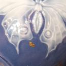 Pair Antique Pate-sur-pate Porcelain Table Lamps