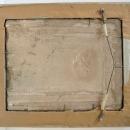 Antique Hunting Hound Dog Blue & White Ceramic Picture Tile