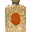Antique Moser Bohemian Gilded Gilt Glass Flask