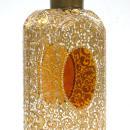 Antique Moser Bohemian Gilded Gilt Glass Flask