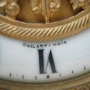 Antique French Neoclassical Marble & Bronze Mantel Clock Garniture from J.E. Caldwell of Philadelphia