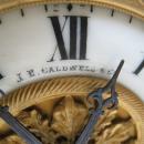 Antique French Neoclassical Marble & Bronze Mantel Clock Garniture from J.E. Caldwell of Philadelphia