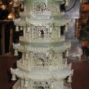 Antique Chinese Serpentine Stone Buddhist Pagoda 36 in (92 cm)