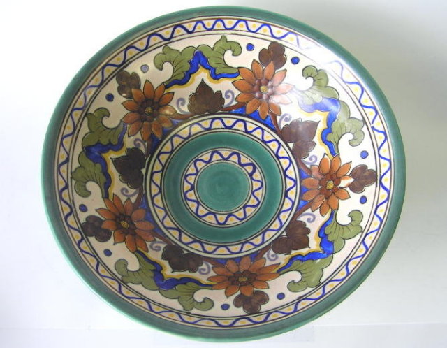Orel Gouda Console Set Bowl & Candlesticks